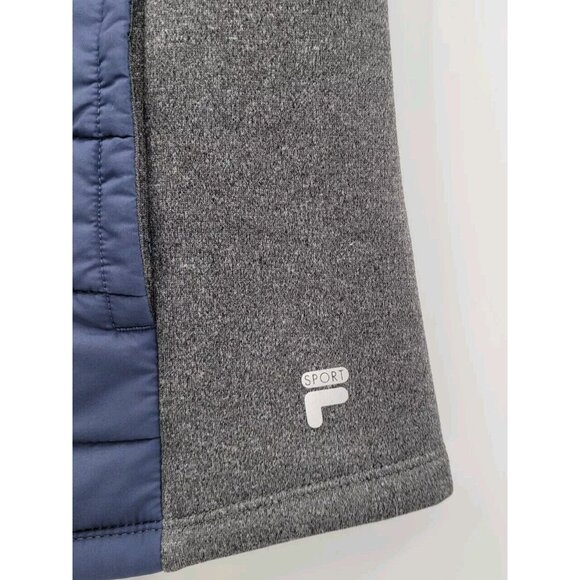 Womans FILA Sport Full Zip Gray/Violet Vest Size M - Picture 4 of 6